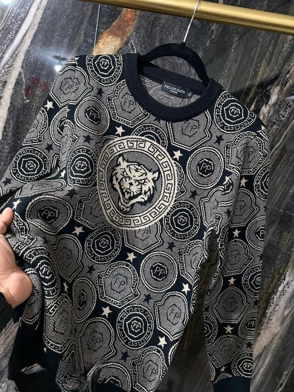 Philipp Plein – Suéter Royal Tiger (Caballero)