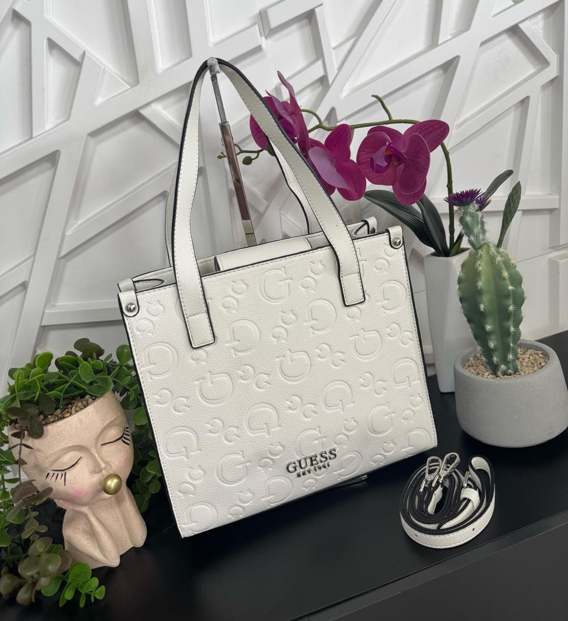 Guess – Bolso TOTE White (Dama)