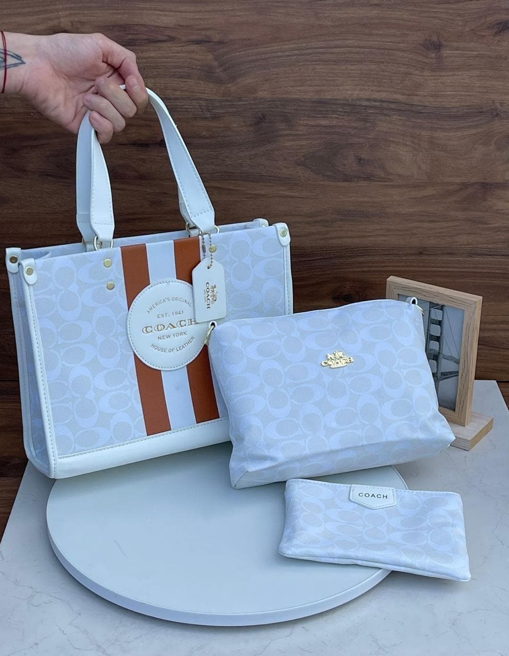 Coach – Set triple New York White Edition (Dama)