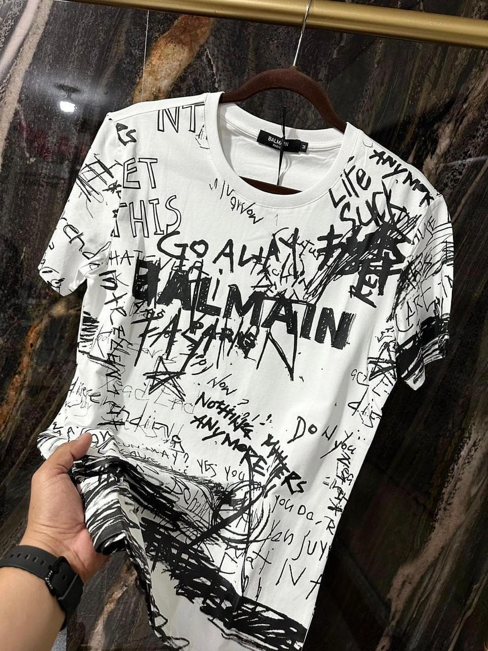 Balmain – Graffiti Chaos Tee (Caballero)