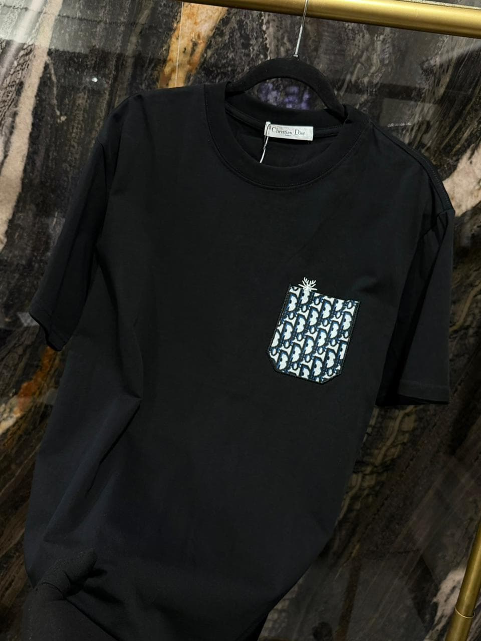 Christian Dior – Oblique Pocket Tee (Caballero)