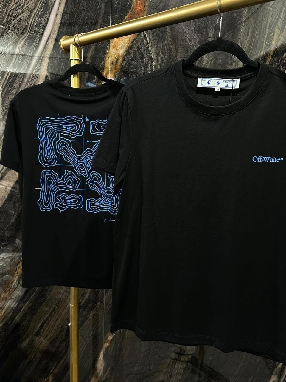 Off-White – Topographic Lines Tee (Caballero)